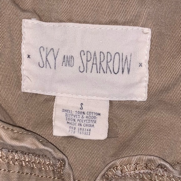 Sky and Sparrow Utility Canvas Drawstring Waist Jacket - Picture 7 of 13